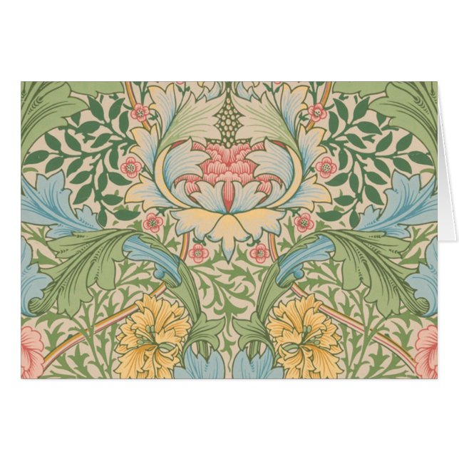 William Morris Myrtle Flower Floral Botanical (Front Horizontal)