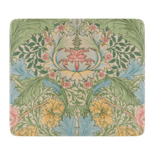 William Morris Myrtle Flower Floral Botanical Cutting Board
