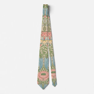 William Morris Myrtle Flower Floral Botanical Tie