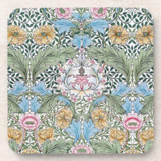 William Morris Myrtle Pattern Cork Coaster Set