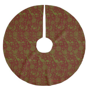 William Morris Nostalgic Classic Red Tree Skirt