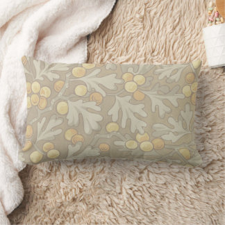 William Morris Oak and Acorn Lumbar Pillow