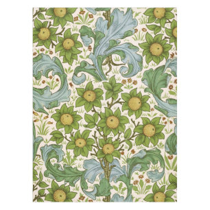 William Morris Orchard Green Floral Art Tablecloth
