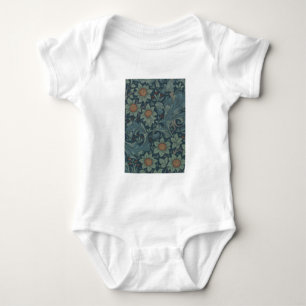 William Morris Orchard Pattern Art Baby Bodysuit