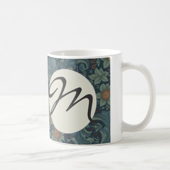 William Morris Orchard Pattern Art Coffee Mug (Right)