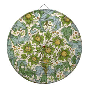 William Morris' Orchard Pattern Art Nouveau Dartboard