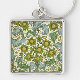 William Morris' Orchard Pattern Art Nouveau Key Ring