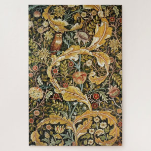 William Morris Owl an Acanthus Jigsaw Puzzle