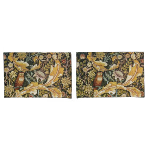 William Morris Owl an Acanthus Pillowcase