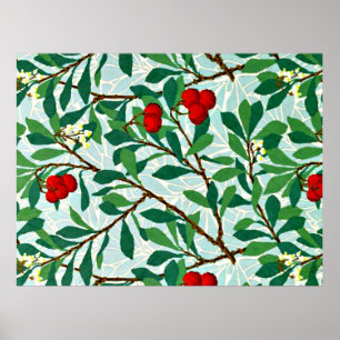 William Morris pattern, Arbatus Poster