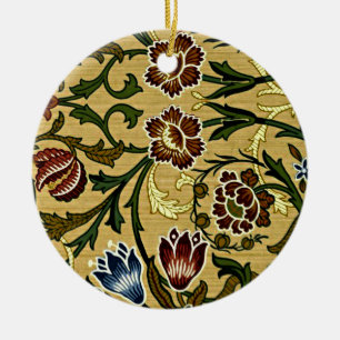 William Morris Pattern, Brocade Ceramic Ornament