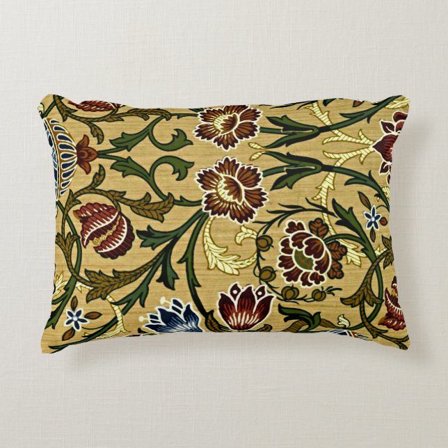 William Morris Pattern, Brocade Decorative Cushion (Front)