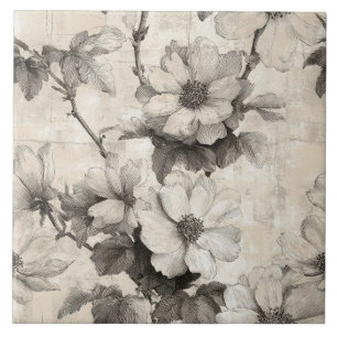 William Morris Pattern Ceramic Tile