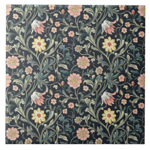 William Morris Pattern Ceramic Tile