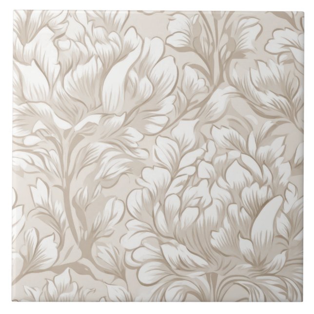 William Morris Pattern Ceramic Tile (Front)