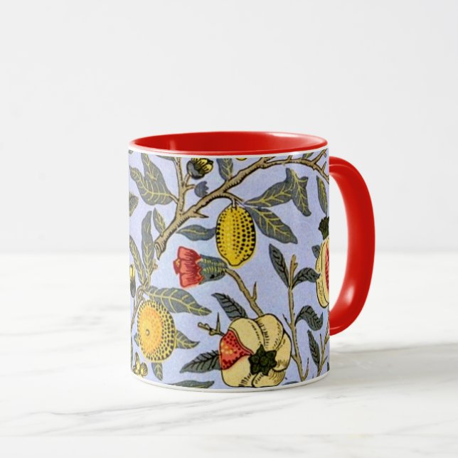 William Morris pattern, Fruit, Mug (Front Right)