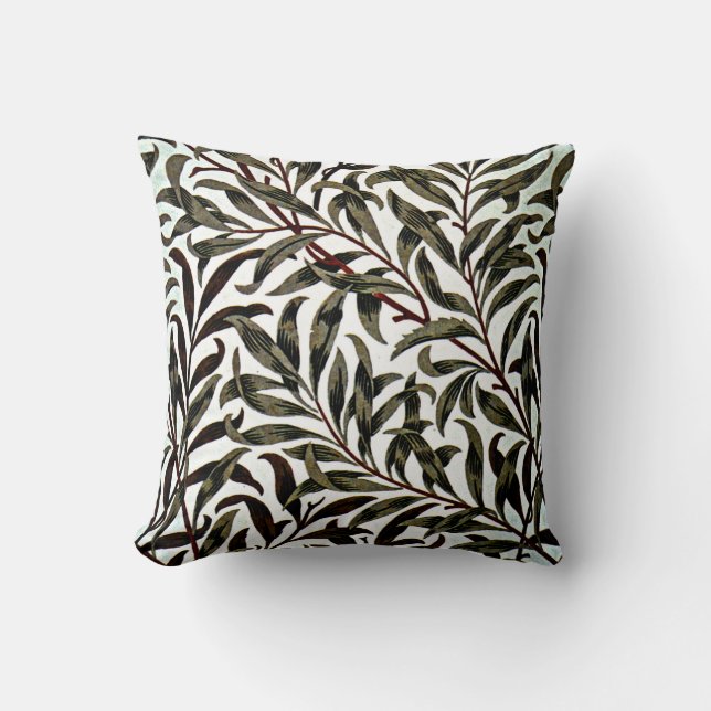 William Morris pattern, Willow Bough Cushion (Front)