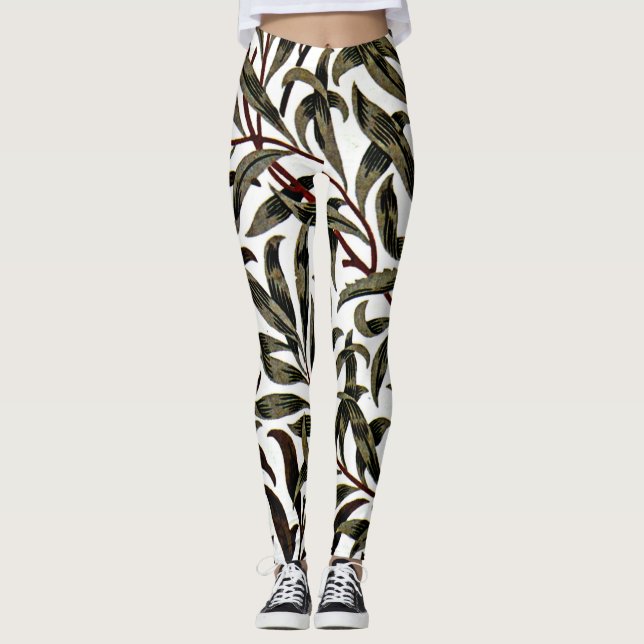 William Morris pattern, Willow Bough Leggings (Front)
