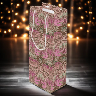 William Morris Peacock and Dragon Wine Gift Bag