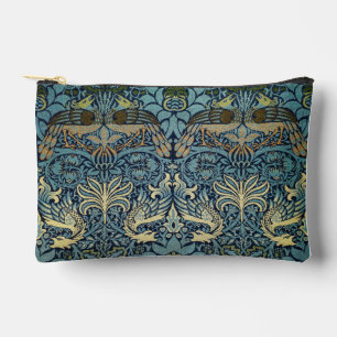 William Morris Peacock and Dragon Woven Design Accessory Pouch