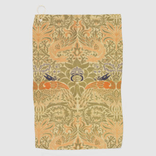 William Morris Peacock & Dragon Arts & Crafts Golf Towel