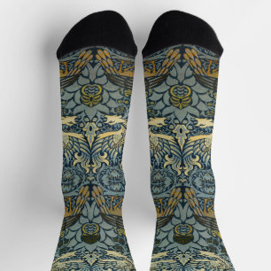 William Morris Peacock Dragon Classic Socks