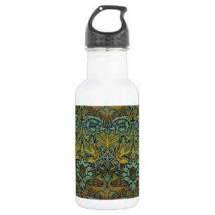 William Morris Peacock Dragon Wallpaper 532 Ml Water Bottle