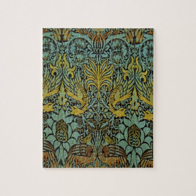 William Morris Peacock Dragon Wallpaper  Jigsaw Puzzle (Vertical)