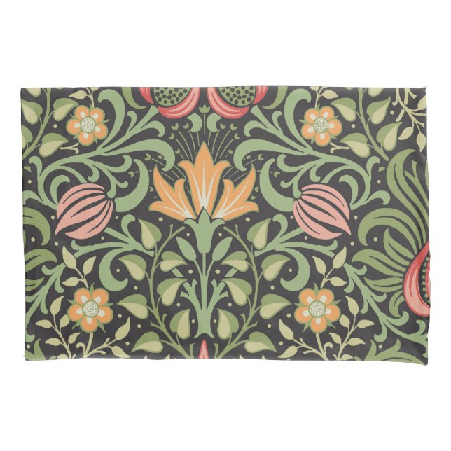William Morris Persian Floral Antique Pillowcase (Front)