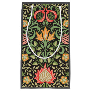 William Morris Persian Floral Antique Small Gift Bag