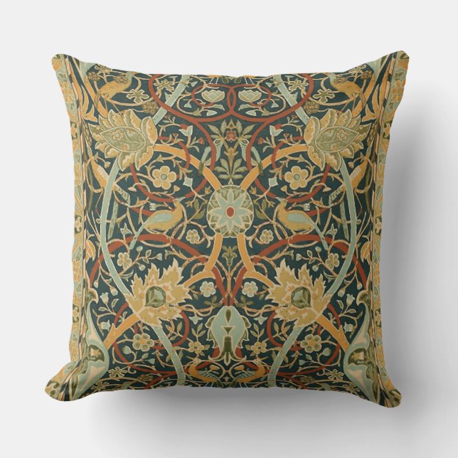 William Morris Persian Oriental Carpet Art Cushion (Front)