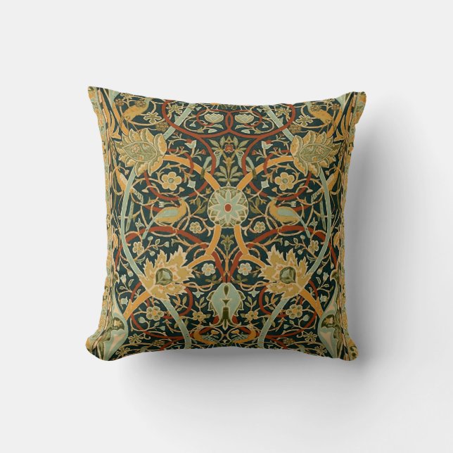 William Morris Persian Oriental Carpet Art Cushion (Front)