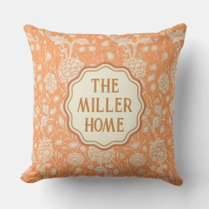 William Morris Personalised Floral  Outdoor Pillow