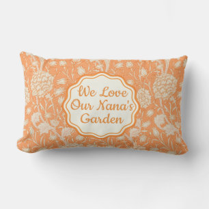William Morris Personalised Floral Outdoor Pillow