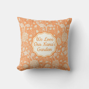 William Morris Personalised Floral Outdoor Pillow