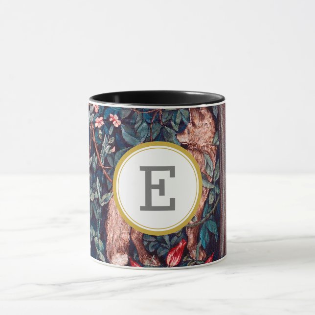 William Morris PERSONALIZED INITIAL Mug (Center)
