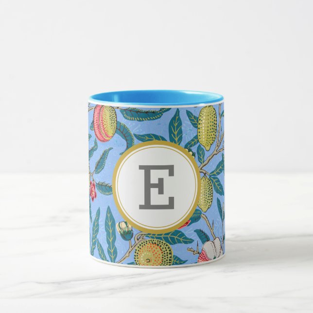 William Morris PERSONALIZED INITIAL Mug (Center)