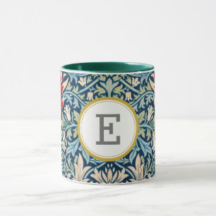 William Morris PERSONALIZED INITIAL Mug