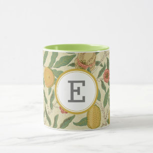 William Morris PERSONALIZED INITIAL Mug