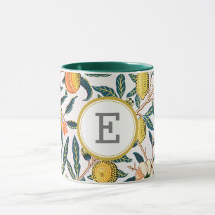 William Morris PERSONALIZED INITIAL Mug