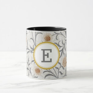 William Morris PERSONALIZED INITIAL Mug
