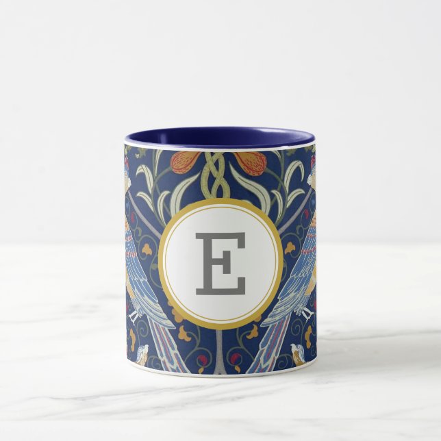 William Morris PERSONALIZED INITIAL Mug (Center)