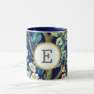 William Morris PERSONALIZED INITIAL Mug