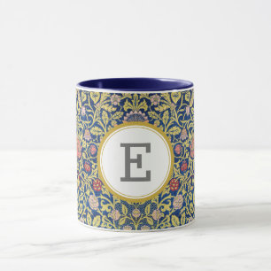 William Morris PERSONALIZED INITIAL Mug