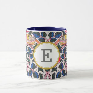 William Morris PERSONALIZED INITIAL Mug
