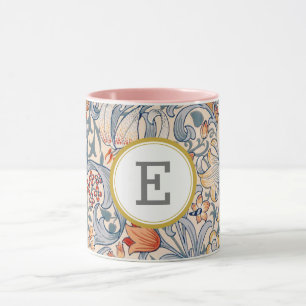 William Morris PERSONALIZED INITIAL Mug