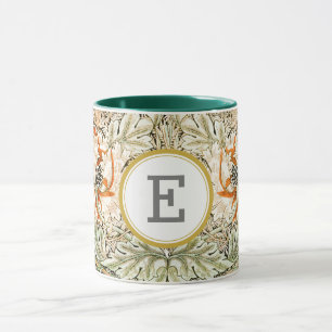 William Morris PERSONALIZED INITIAL Mug