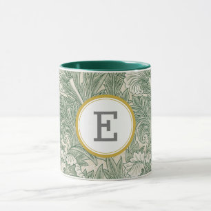 William Morris PERSONALIZED INITIAL Mug