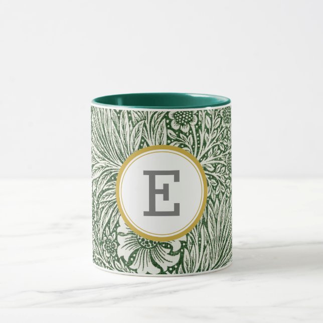 William Morris PERSONALIZED INITIAL Mug (Center)