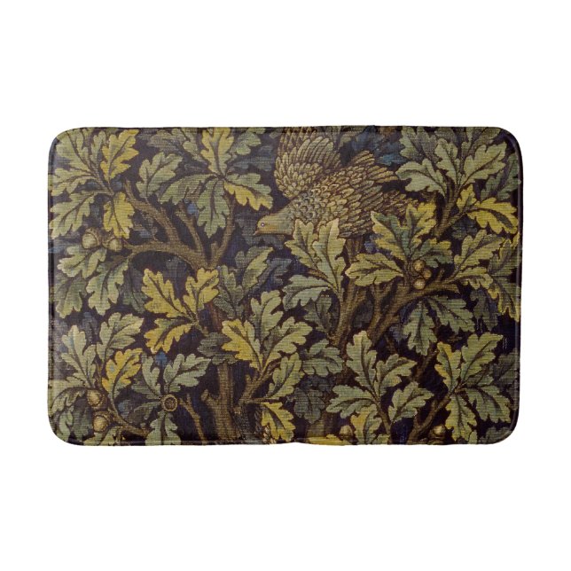 William Morris - Pheasant Bird Tree Botanical Bath Mat (Front)
